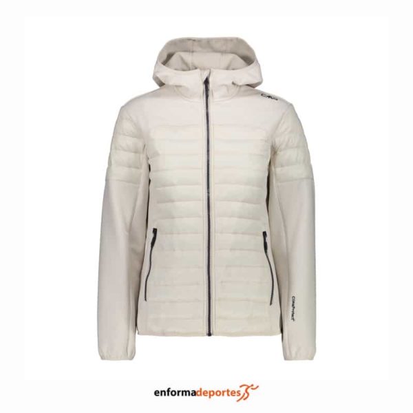 PLUMAS MUJER CAMPAGNOLO ZIP HOOD | ROCK