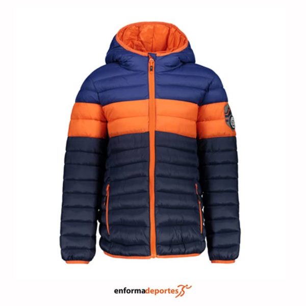 PLUMAS JUNIOR CAMPAGNOLO ZIP HOOD | BLACK BLUE
