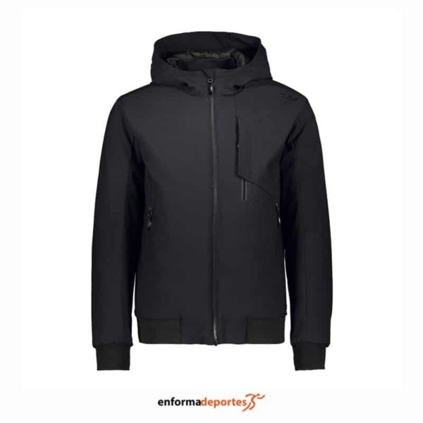CHAQUETA HOMBRE CAMPAGNOLO BOMBER FIX HOOD | ANTRACITE