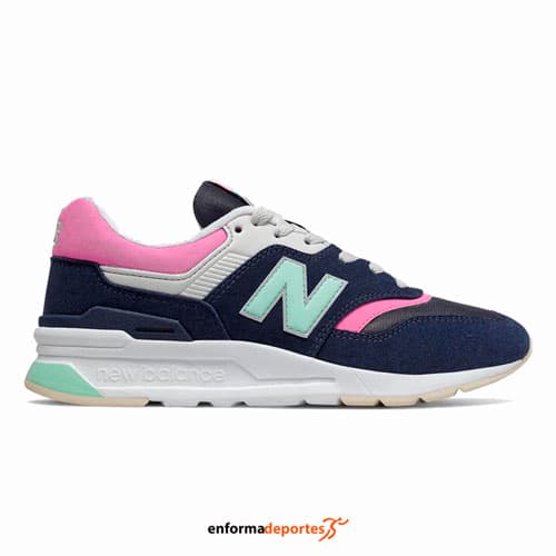 ▷ ZAPATILLA MUJER NEW BALANCE 997 V1 CLASSIC | NAVY/PINK (427) | Enforma  Deportes
