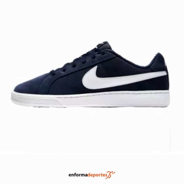 ZAPATILLA HOMBRE NIKE COURT ROYALE SUEDE | MIDNIGHT NAVY/WHITE