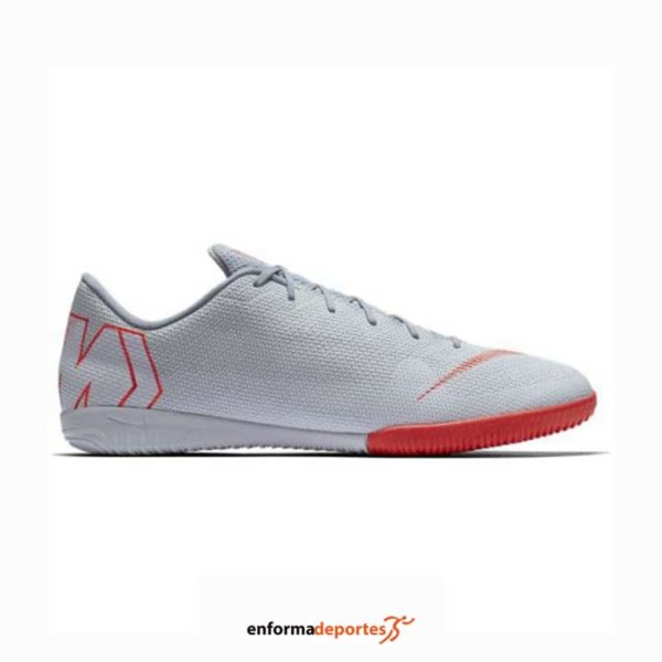 ZAPATILLA HOMBRE NIKE VAPOR 12 ACADEMY IC | WOLF GREY/LT CRIMSON-PURE
