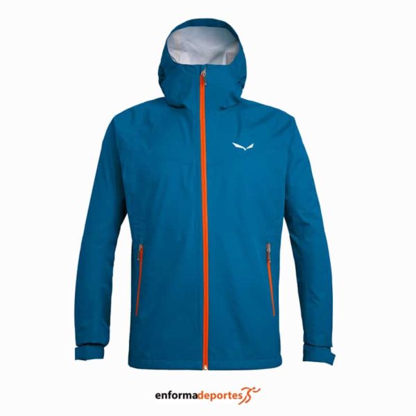 CHAQUETA HOMBRE SALEWA PUEZ AQUA 3 | 8361 AZUL/4570