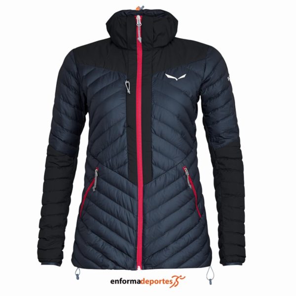 CHAQUETA MUJER SALEWA ORTLES LIGHT 2 | 0911 BLACK OUT