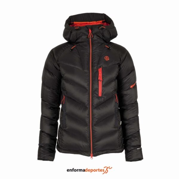 CHAQUETA MUJER TERNUA SERAC 250 | 2310 NEGRO/NARANJA