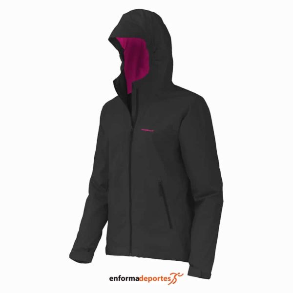 CHAQUETA MUJER TRANGO LACQ DT | NEGRO