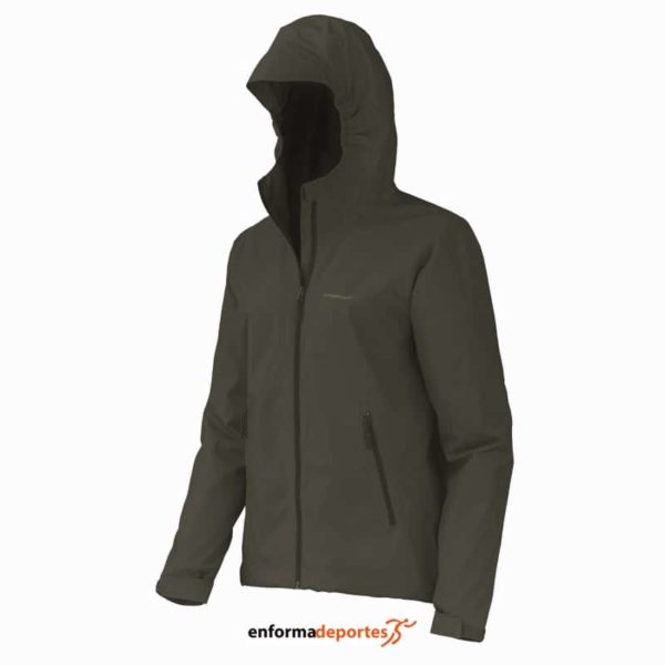 CHAQUETA MUJER TRANGO LACQ DT | KAKI OSCURO