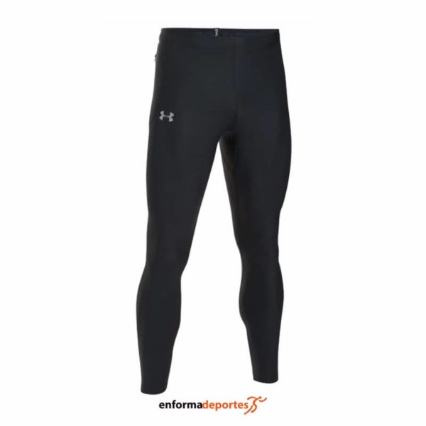MALLA HOMBRE UNDER ARMOUR RUN TRUE HEATGEAR | BLACK / BLACK / REFLECTIV