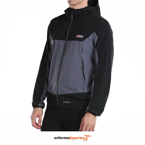 ANORAK HOMBRE +8000 SILBO. NEGRO