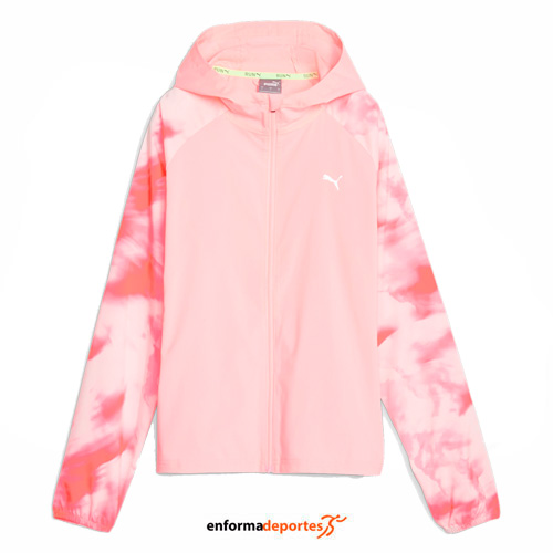 CHAQUETAS RUNNING MUJER RUN FAVORITE AOP WOV