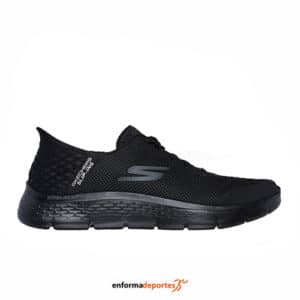 Zapatilla Hombre Skechers Go Walk Flex - Hands | BLACK TEXTILE/SYNTHETIC