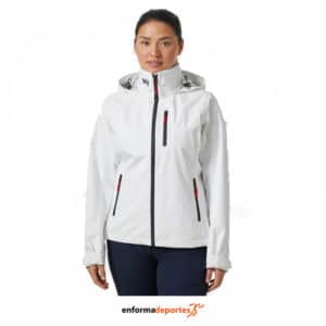 Chaqueta Mujer Helly Hansen Crew Hooded 2.0 | WHITE