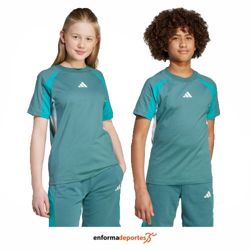 Camiseta junior Adidas Colorblock