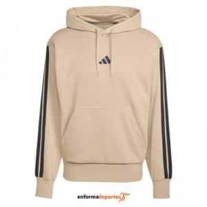 Sudadera hombre Adidas 3 Stripes Fleece Hoodie