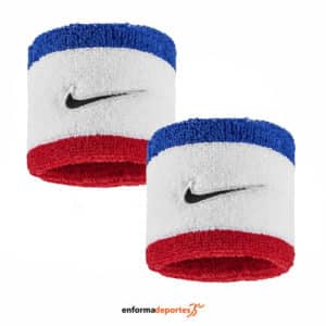 Muñequera unisex Nike Swoosh Classic Wristbands 2Pk | BLUREDBLA