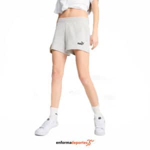 Pantalon corto mujer Puma Ess Small no.1 logo