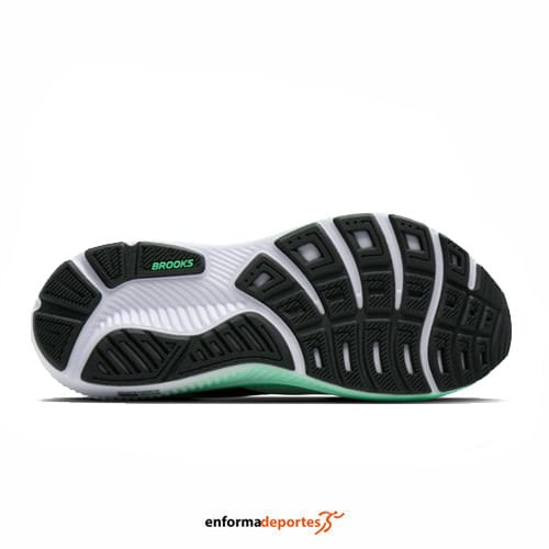 Zapatilla hombre Brooks Ghost 18 | WHITE/SPRING BUD/SPRUCE - Imagen 3