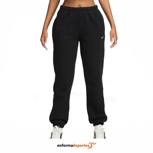 Pantalón mujer Nike Studio Fleece Mid Rise Cuffed