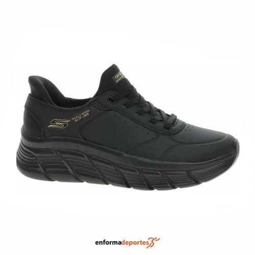 Zapatillas Mujer Skechers Bobs B Flex Hi-Wordkday | BLACK PU