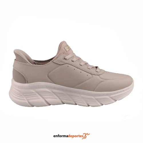 Zapatillas Mujer Skechers Bobs B Flex Hi-Wordkday | TAUPE PU