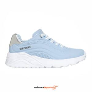 Zapatillas Junior Skechers Uno Lite - Ombre Wave | LIGHT BLUE SYNTHETIC/ TRI