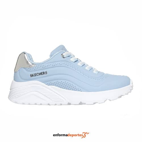Zapatillas Junior Skechers Uno Lite - Ombre Wave | LIGHT BLUE SYNTHETIC/ TRI