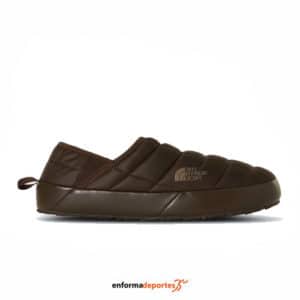 Pantuflas hombre The North Face Termoball Traction Mule V | DARK CHESTNUT/TNF BLACK