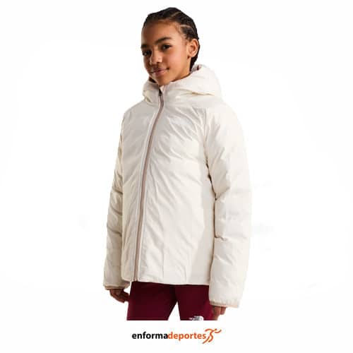 Plumas junior The North Face reversible perrito